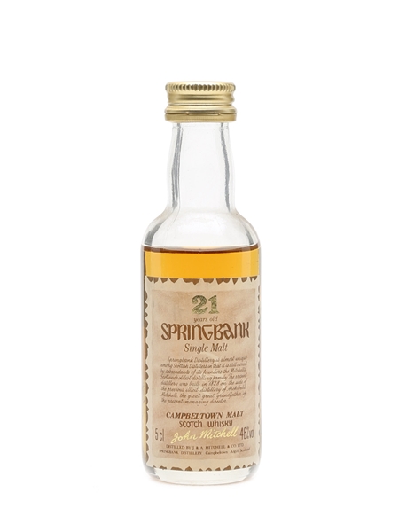 Springbank 21 Years Old Miniature 