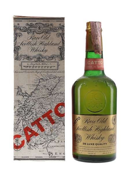 Catto Rare Old Highland Whisky Bottled 1970s - Dateo Import 75cl / 43%