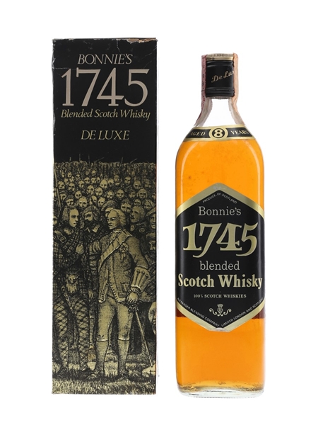 Bonnie's 1745 8 Year Old Bottled 1970s - Alexander Blending Company 75cl / 40%