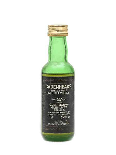 Glen Moray 1962 27 Year Old Cadenhead's Miniature