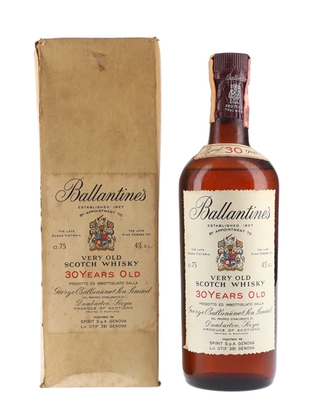 Ballantine's 30 Year Old Bottled 1970s - Spirit 75cl / 43%