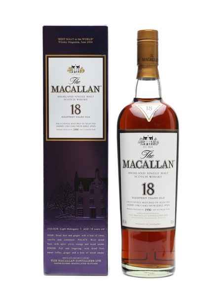 Macallan 18 Years Old 1990 and earlier 70cl / 43%