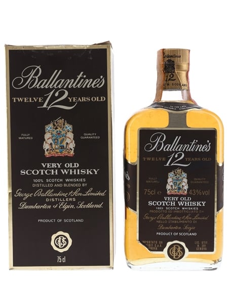 Ballantine's 12 Year Old Bottled 1980s 75cl / 43%