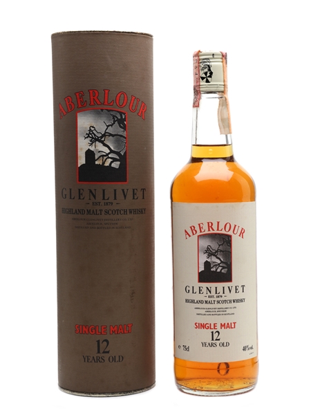 Aberlour Glenlivet 12 Year Old Bottled 1980s - Ramazzotti 75cl / 40%