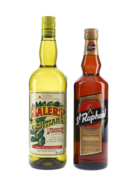 Salers Gentiane & St Raphael Dore  75cl & 100cl / 16%