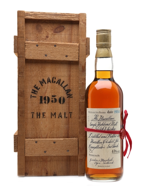 Macallan 1950 Handwritten Label Bottled 1980s 75cl / 43%