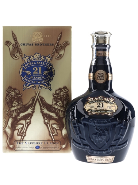 Royal Salute 21 Year Old Bottled 2011- The Blue Flagon 70cl / 40%