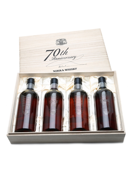 Nikka 70th Anniversary Set Limited Edition 2004 4 x 70cl