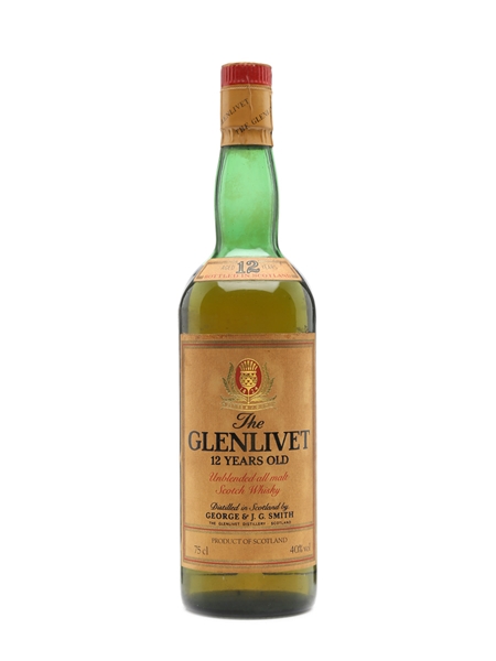 Glenlivet 12 Years Old Bottled 1980s 75cl