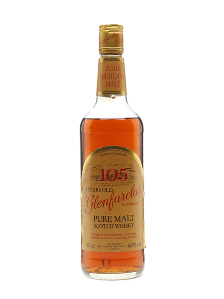 Glenfarclas 105 Pure Malt 8 Years Old Bottled 1980s 75cl / 60%