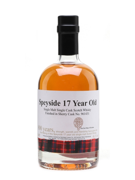 Speyside 17 Year Old Single Cask Hebridean Liqueur Co. 50cl / 46.1%