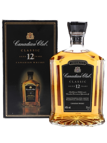 Canadian Club 12 Year Old Hiram Walker 75cl / 40%