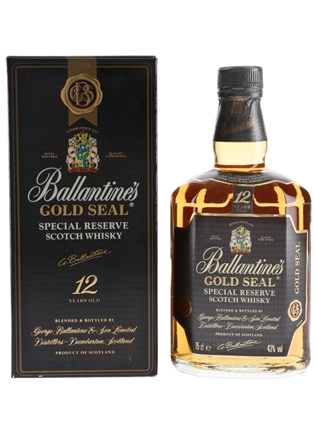 Ballantine's Gold Seal 12 Year Old Bottled 1980s 75cl / 43%