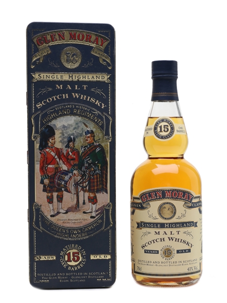 Glen Moray 15 Year Old Scotland's Historic Highland Regiments 70cl / 43%