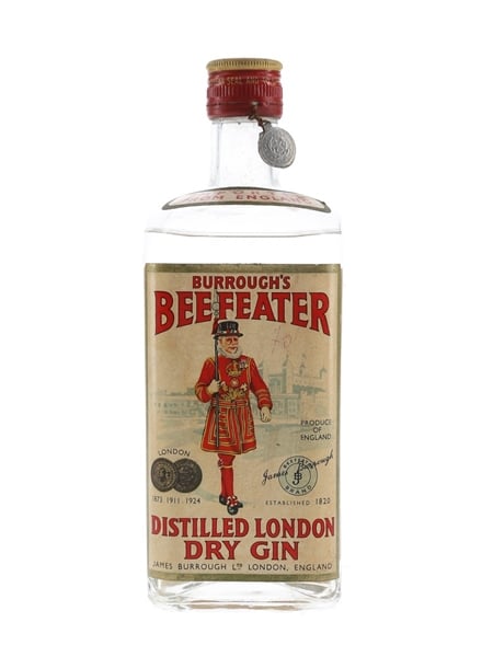 Burrough's Beefeater London Dry Gin Bottled 1950s - Silva 75cl / 44%