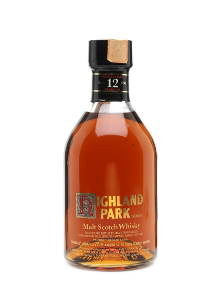 Highland Park 12 Years Old Bottled 1980s 75cl