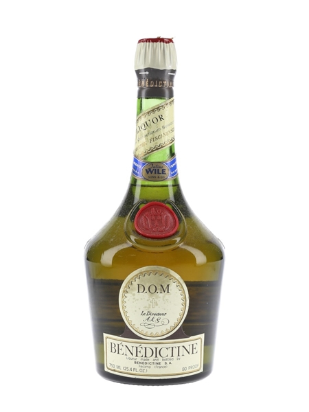 Benedictine DOM Bottled 1980s - Julius Wile Sons & Co. 75cl / 40%