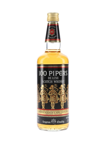 Seagram's 100 Pipers Bottled 1980s 75cl / 40%