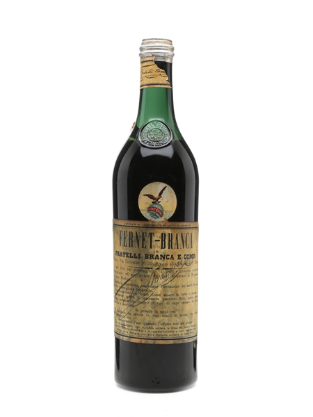 Fernet Branca Bottled 1940s Sigillo Stemma Sabaudo 90cl / 45%