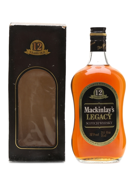 Mackinlay's Legacy 12 Year Old Bottled 1970s-1980s 75cl / 40%