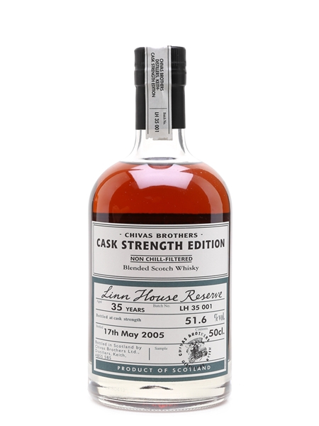 Linn House Reserve 35 Year Old Cask Strength Edition Bottled 2005 - Chivas Brothers 50cl / 51.6%