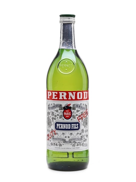 Pernod Fils Liqueur Bottled 1980s - Duty Free 100cl / 45%