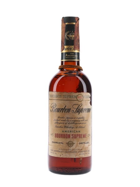 Bourbon Supreme Bottled 1960s 75cl / 45%