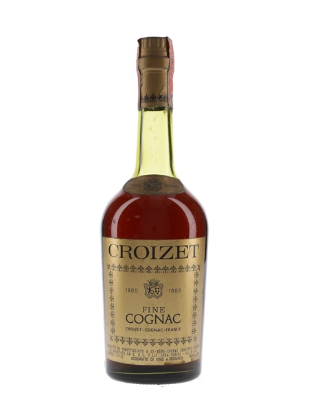 Croizet Fine Cognac Bottled 1960s-1970s 75cl / 40%