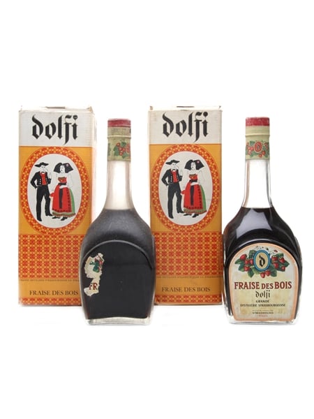 Dolfi Fraise Des Bois (Wild Strawberry) Bottled 1970s 2 x 70cl / 20%