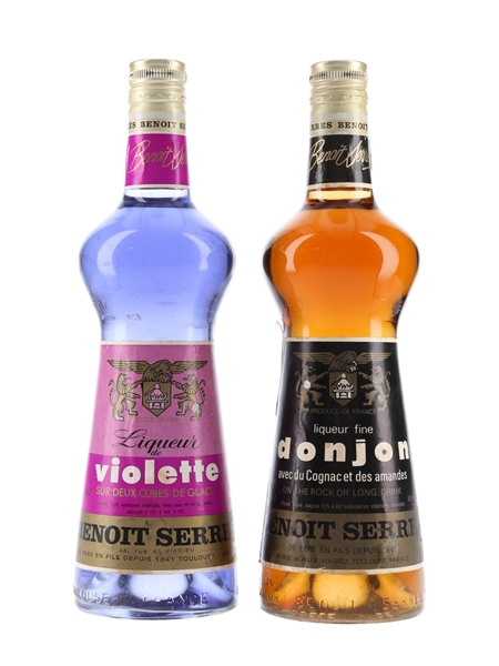 Benoit Serres Donjon & Violet Bottled 1970s 2 x 70cl / 40%