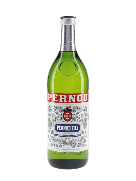 Pernod Fils Liqueur Bottled 1980s - Duty Free 100cl / 45%