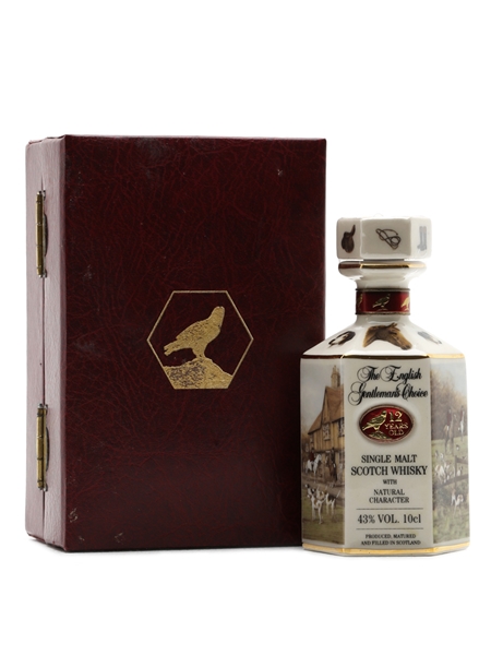 Tomatin 12 Years Old - The English Gentleman Choice Fox Hunting Decanter Miniature / 43%