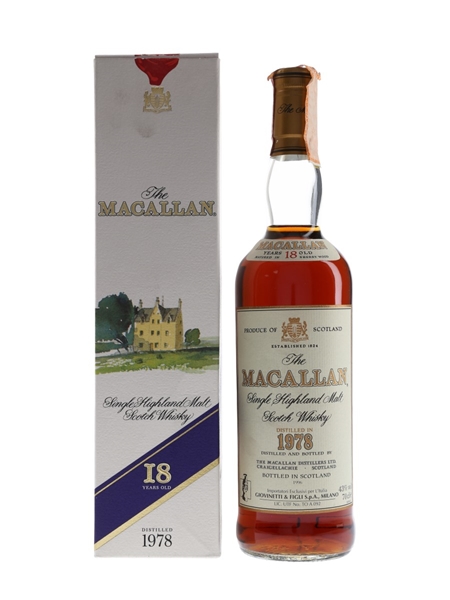 Macallan 1978 18 Year Old Bottled 1996 - Giovinetti 70cl / 43%