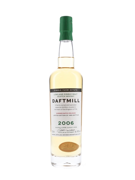 Daftmill 2006 Bottled 2018 - Summer Batch Release 70cl / 46%