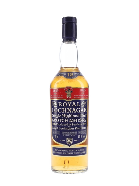 Royal Lochnagar 12 Year Old 150th Anniversary 70cl / 40%