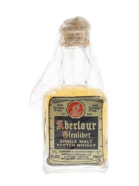 Aberlour Glenlivet 9 Year Old Bottled 1960s - Campbell's 4.7cl / 40%