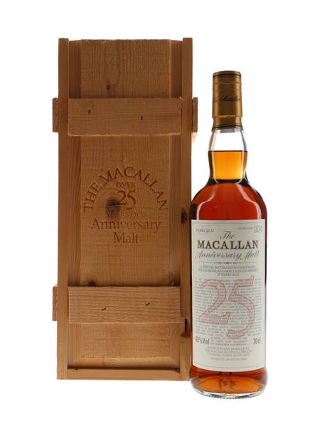 Macallan 25 Year Old Anniversary Malt  70cl / 43%