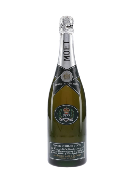 Moet & Chandon Silver Jubilee Cuvee Bottled 1977 75cl / 12.5%