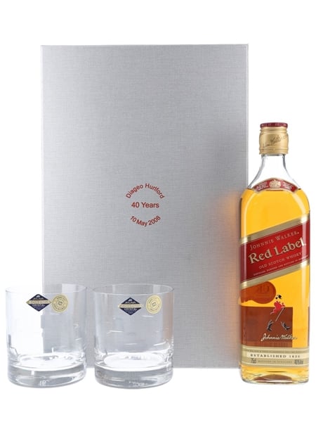 Johnnie Walker Red Label Diageo Hurlford 40 Years - 10 May 2008 75cl / 40%