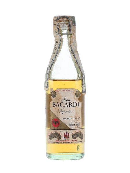 Bacardi Carta De Oro Bottled 1950s - Wax & Vitale 4.7cl / 40%