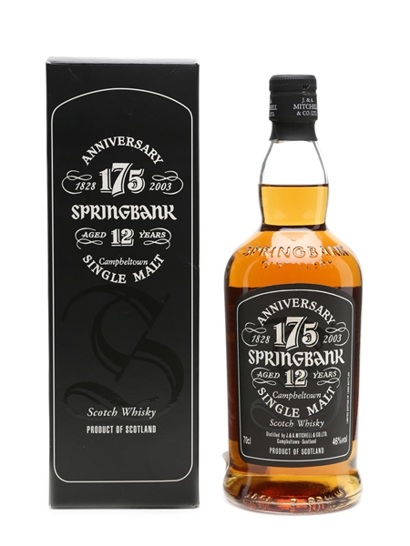 Springbank 175th Anniversary 12 Years Old 70cl / 46%