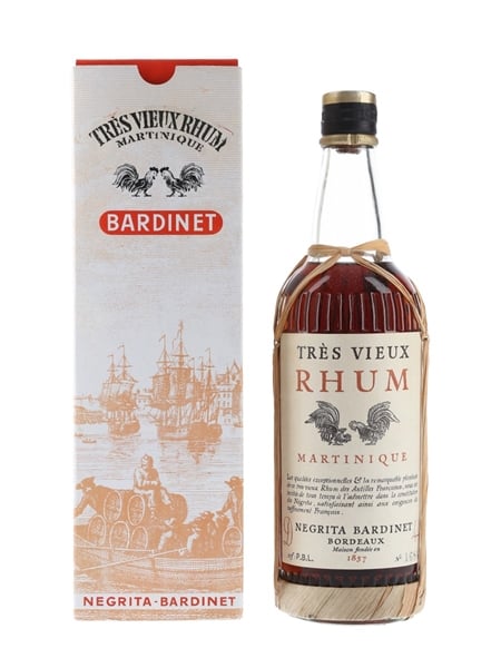 Negrita Bardinet Tres Vieux Rhum Bottled 1950s-1960s 70cl / 44%