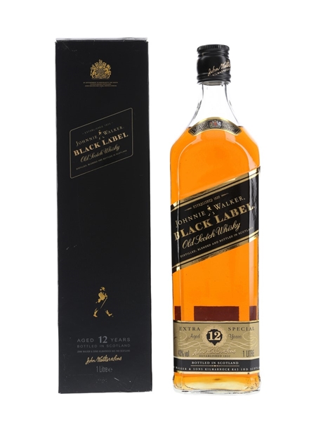 Johnnie Walker 12 Year Old Black Label  100cl / 43%