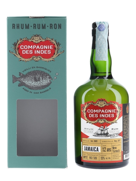 Compagnie Des Indes 2005 Rum 12 Year Old - New Yarmouth Distillery 70cl / 55%