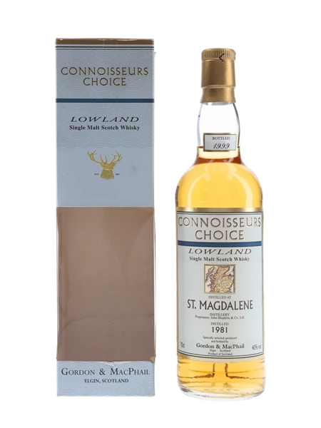 St Magdalene 1981 Bottled 1999 - Gordon & MacPhail 70cl / 40%