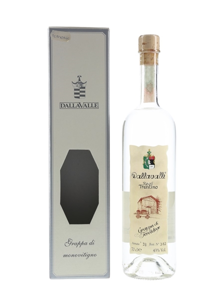 Dallavalle 1997 Grappa Di Teroldego  70cl / 43%