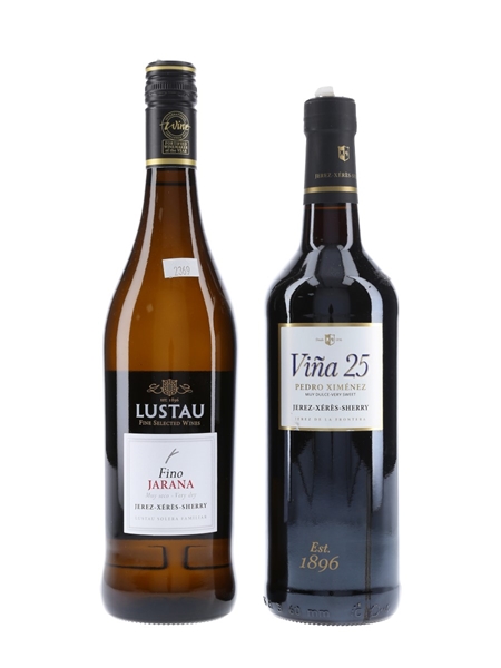 Lustau Fino Jarana & Vina 25 Pedro Ximenez  2 x 75cl