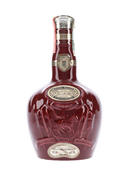 Royal Salute 21 Year Old Red Wade Ceramic Decanter 70cl / 40%