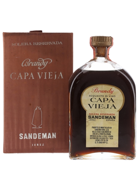 Sandeman Capa Vieja Brandy Bottled 1970s 75cl / 40%