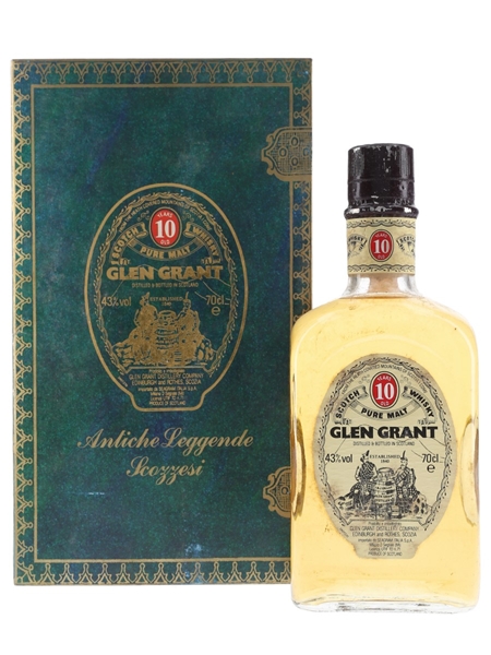 Glen Grant 10 Year Old Bottled 1980s - Seagram Italia 70cl / 43%